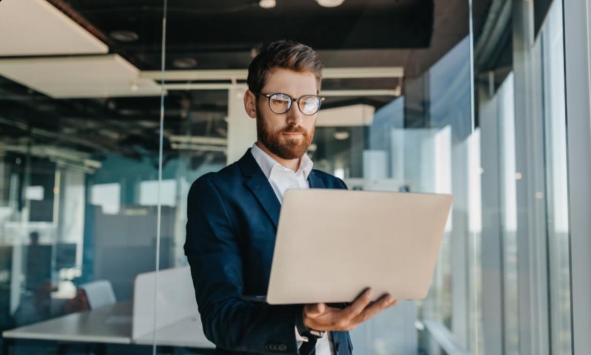 Planning crowdfunding strategy with organized workspace